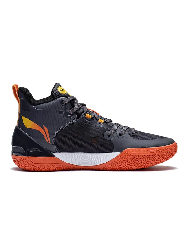 Кроссовки yushuai 16 mid Li-Ning — изображение 2 из 4, черный/желтый/оранжевый