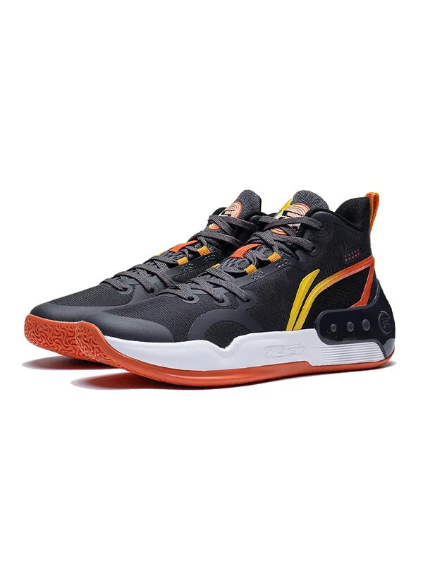 Кроссовки yushuai 16 mid Li-Ning — изображение 3 из 4, черный/желтый/оранжевый