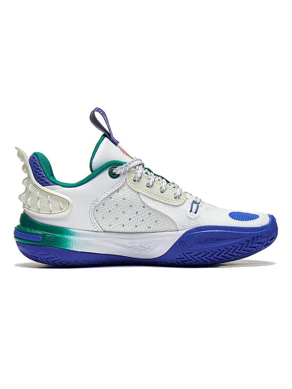 Кроссовки Wade All City 11 Li-Ning — изображение 2 из 4, белый/синий/зеленый