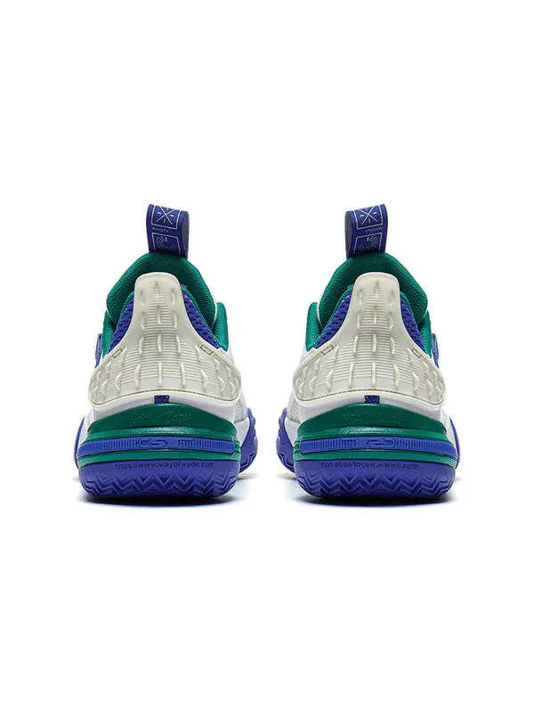 Кроссовки Wade All City 11 Li-Ning — изображение 4 из 4, белый/синий/зеленый