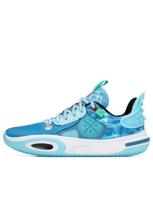Кроссовки Wade All City 11 Li-Ning — изображение 1 из 4, синий/белый/зеленый