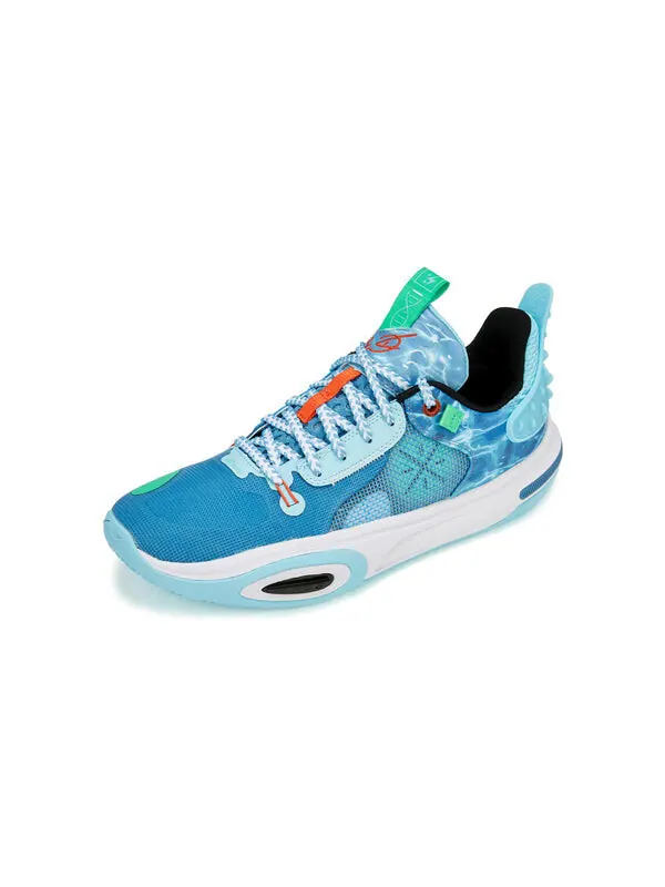 Кроссовки Wade All City 11 Li-Ning — изображение 3 из 4, синий/белый/зеленый