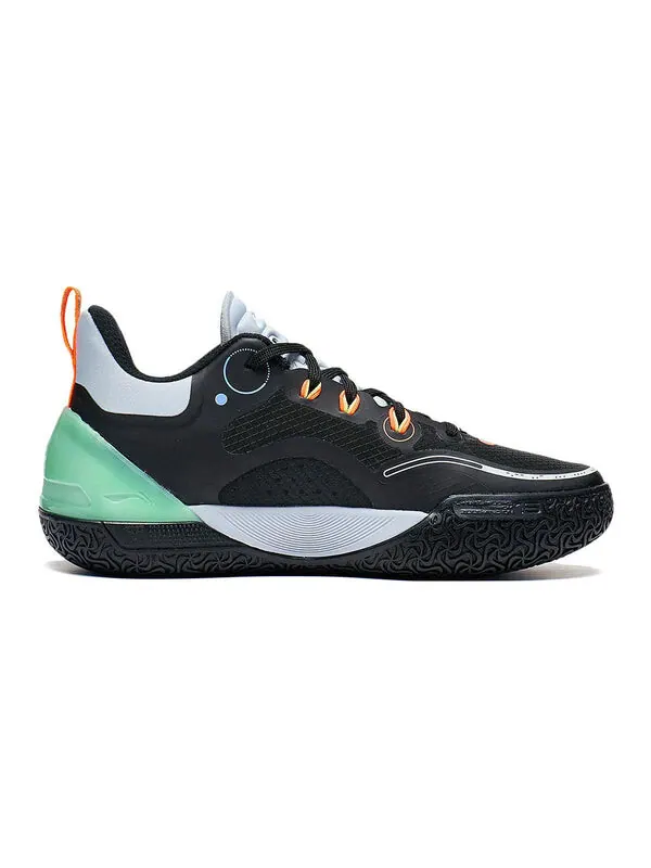 Кроссовки yushuai 16 v2 низкие Li-Ning — изображение 2 из 3, черный/зеленый/белый