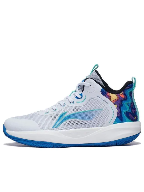 Кроссовки пионер праймериз 3.0 Li-Ning — изображение 1 из 4, белый/синий/мульти