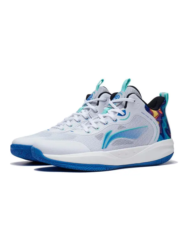 Кроссовки пионер праймериз 3.0 Li-Ning — изображение 3 из 4, белый/синий/мульти
