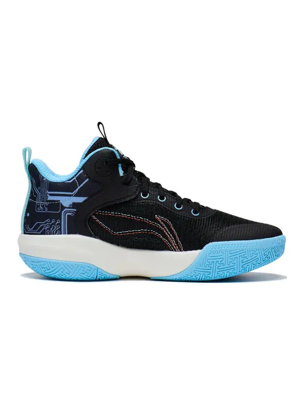 Кроссовки пионер праймериз 3.0 Li-Ning — изображение 2 из 3, черный/синий/белый