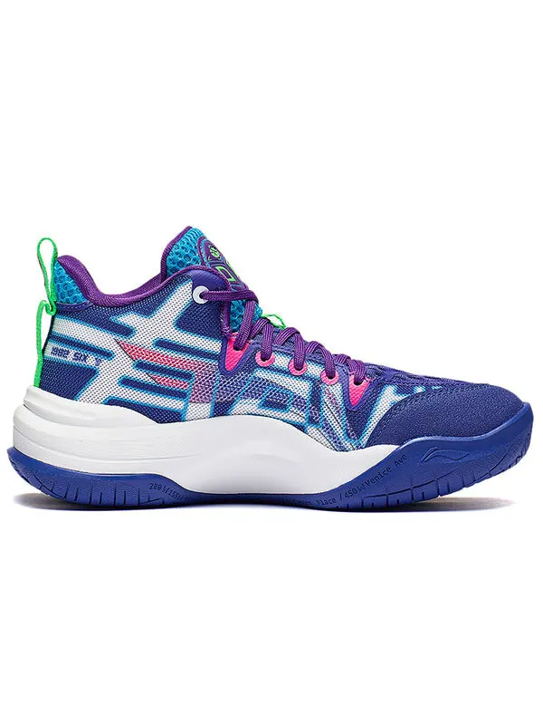 Кроссовки гало Li-Ning — изображение 2 из 4, синий/белый/розовый