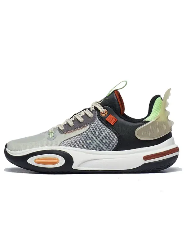 Кроссовки Wade All City 11 Li-Ning — изображение 1 из 4, серый/черный/зеленый