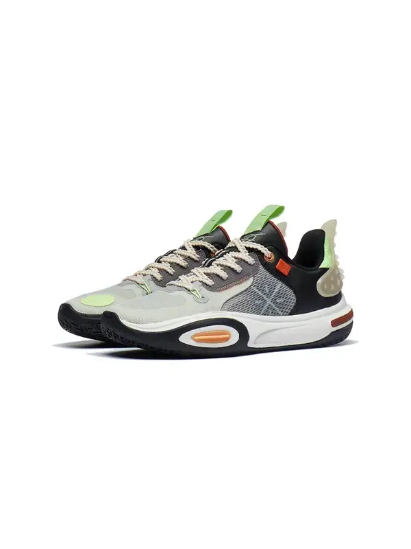 Кроссовки Wade All City 11 Li-Ning — изображение 3 из 4, серый/черный/зеленый