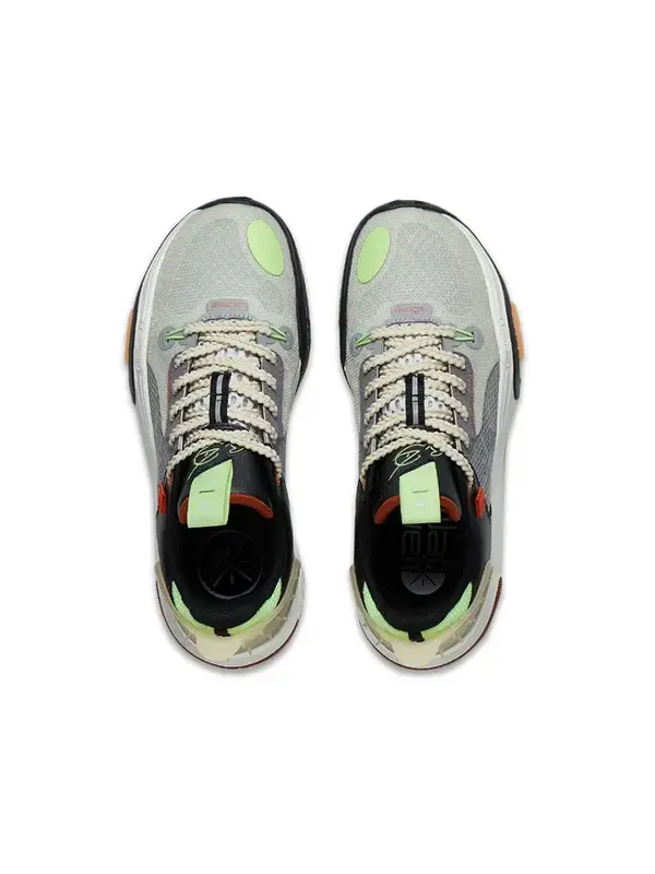 Кроссовки Wade All City 11 Li-Ning — изображение 4 из 4, серый/черный/зеленый