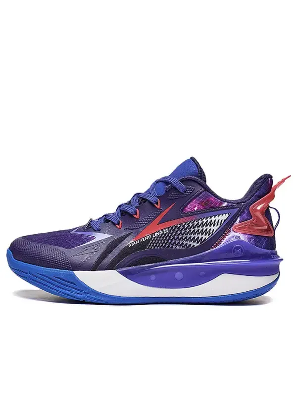 Кроссовки пионерская команда 3.0 Li-Ning — изображение 1 из 4, фиолетовый/синий