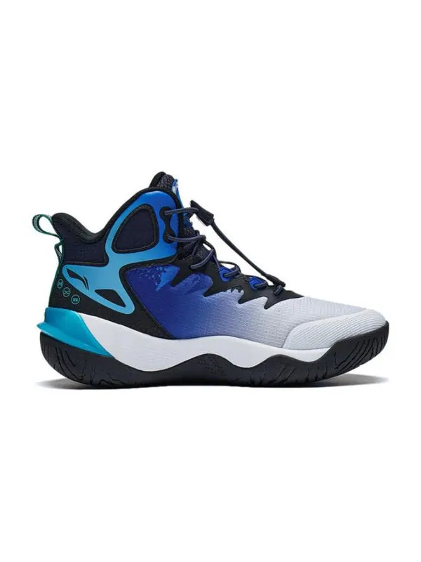 Кроссовки пионерская команда 3.0 v2 Li-Ning — изображение 2 из 4, синий/белый