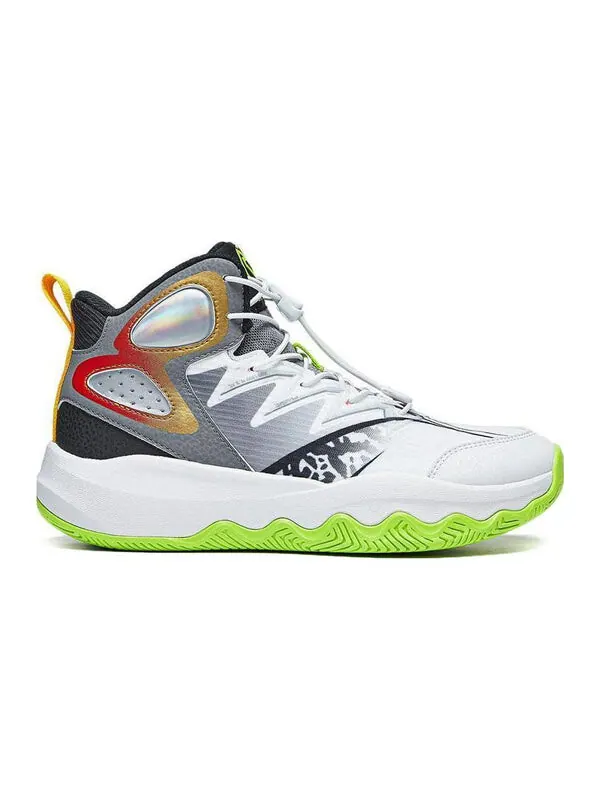 Кроссовки пионер праймериз 3.0 v2 Li-Ning — изображение 2 из 3, белый/серый/зеленый