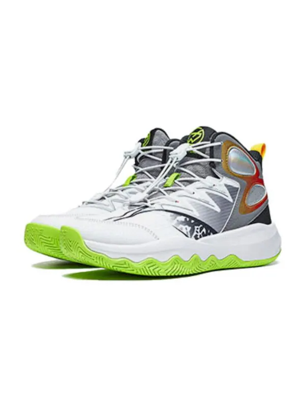 Кроссовки пионер праймериз 3.0 v2 Li-Ning — изображение 3 из 3, белый/серый/зеленый