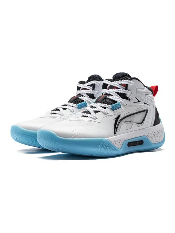 Кроссовки крошечные v1 Li-Ning — изображение 3 из 4, белый/черный/синий