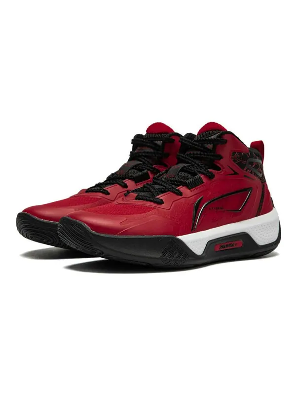 Кроссовки крошечные v1 Li-Ning — изображение 3 из 4, красный/черный/белый