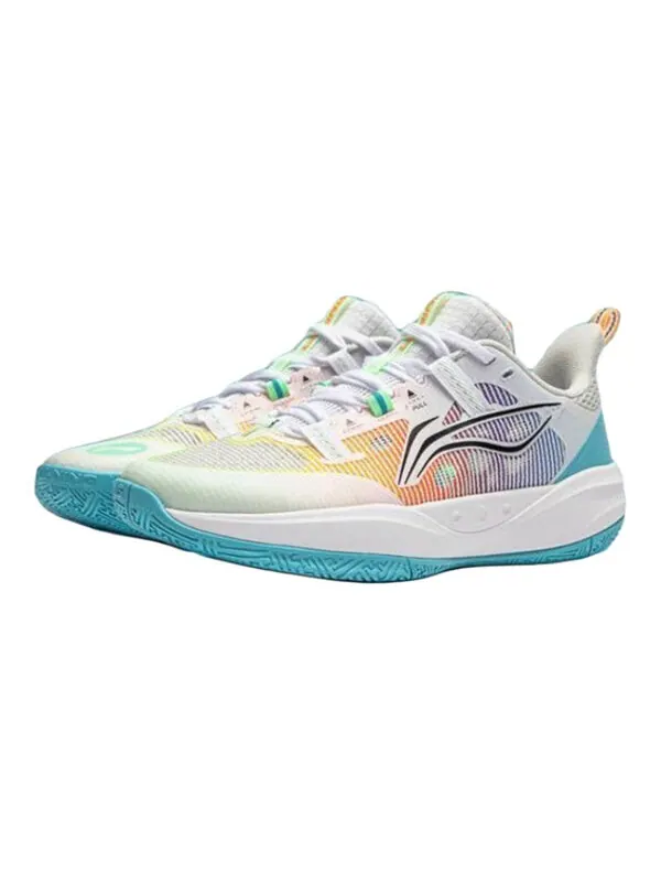 Кроссовки пионер 4 начальная Li-Ning — изображение 3 из 4, белый//оранжевый