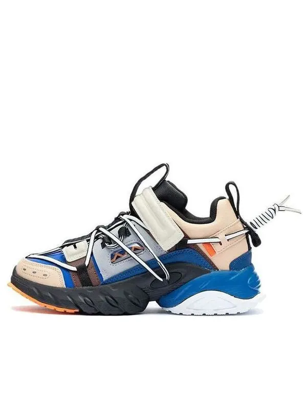 Кроссовки титан гало Li-Ning — изображение 1 из 4, синий/черный/бежевый