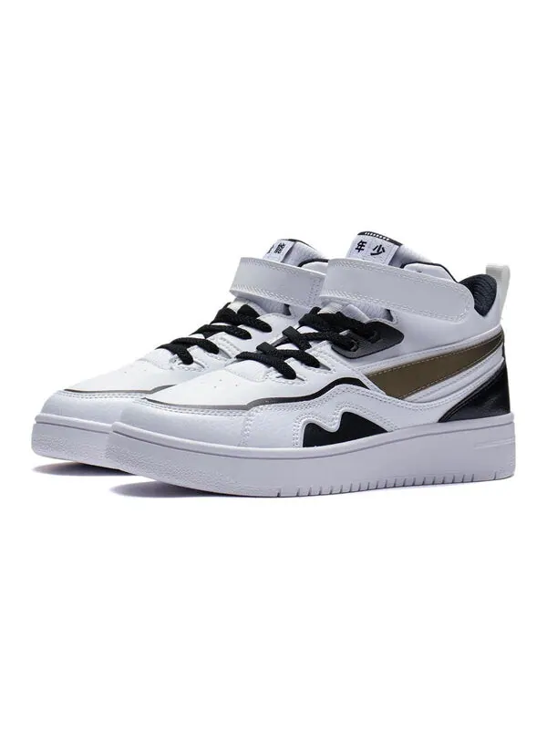 Кроссовки 937 средние Li-Ning — изображение 3 из 4, белый/черный/коричневый