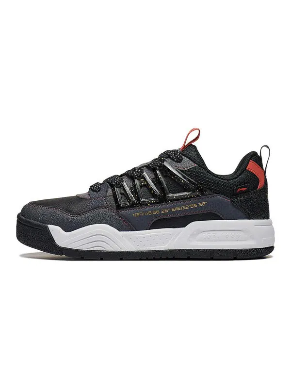 Кроссовки ollie pro v2 Li-Ning — изображение 2 из 4, черный/белый/оранжевый