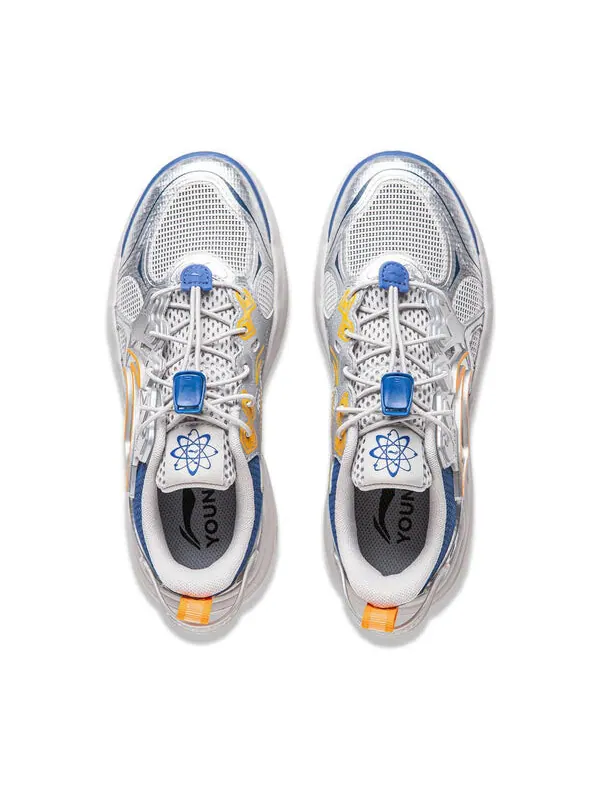 Кроссовки межзвездные Li-Ning — изображение 4 из 4, серебристый/синий/желтый