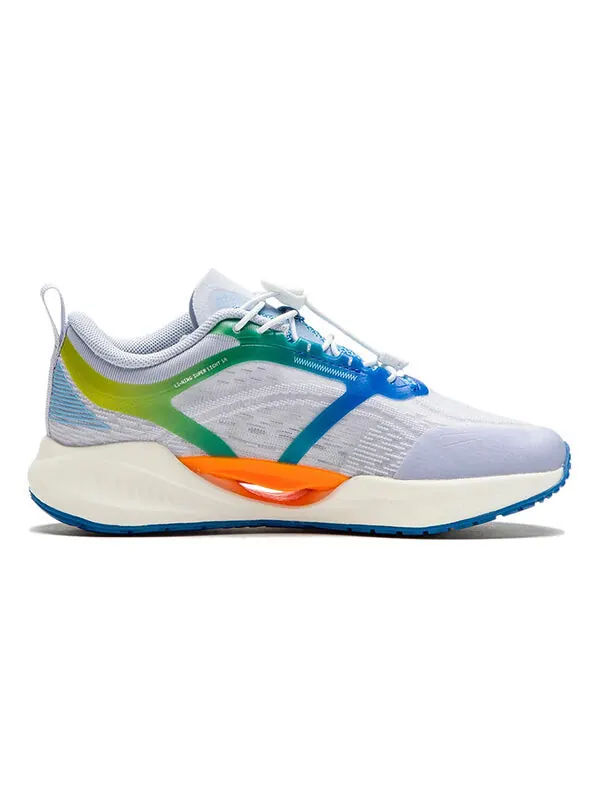 Кроссовки супер легкие xix Li-Ning — изображение 2 из 4, белый/синий/оранжевый