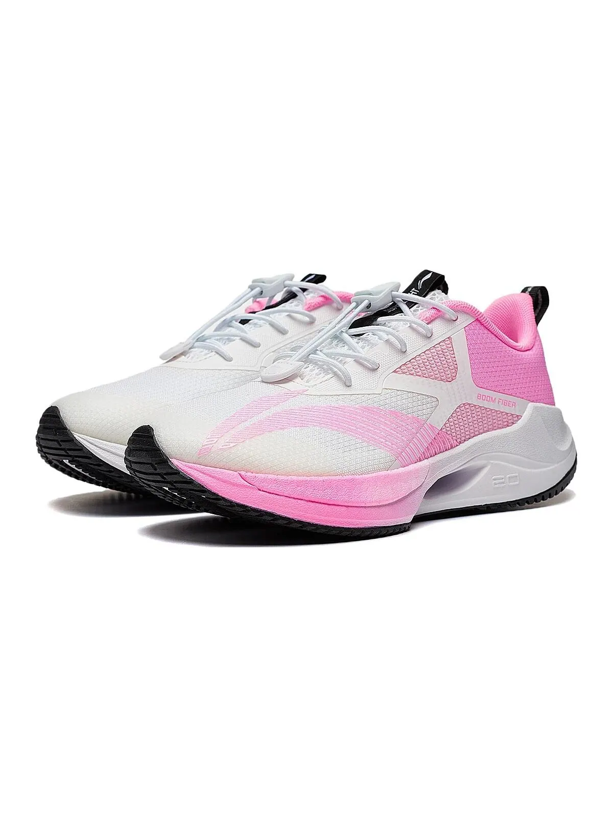 Кроссовки Lining Young20 GS Low-top Kids — изображение 3 из 7, белый/розовый