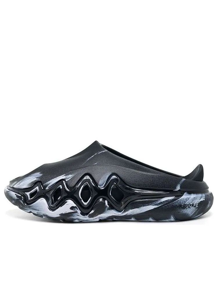 Шлепанцы Rigorer Shark 3 Slipper 'Black White' — изображение 1 из 6, черный