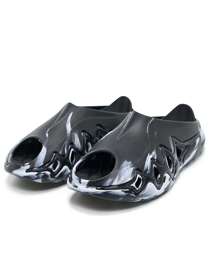 Шлепанцы Rigorer Shark 3 Slipper 'Black White' — изображение 3 из 6, черный