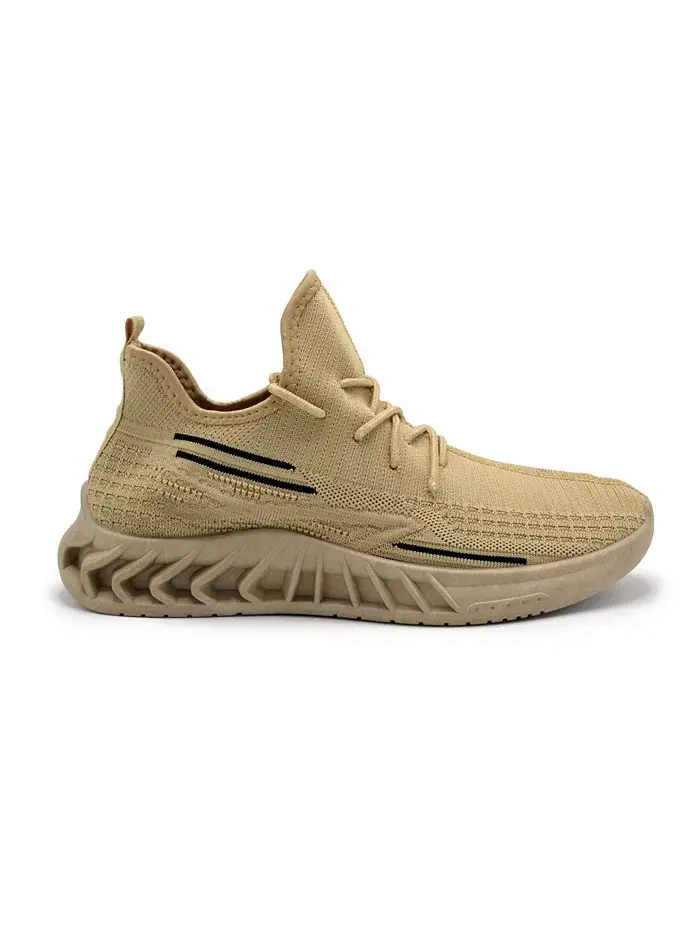 Мужские кроссовки Fit 2.0 Knit Jogger Akademiks — изображение 2 из 7, бежевый