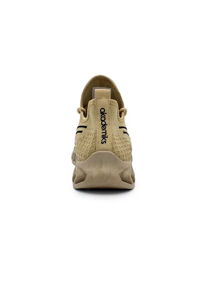 Мужские кроссовки Fit 2.0 Knit Jogger Akademiks — изображение 3 из 7, бежевый