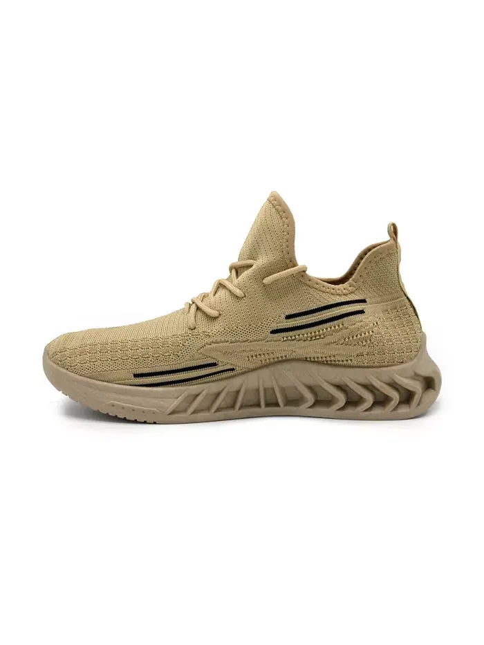 Мужские кроссовки Fit 2.0 Knit Jogger Akademiks — изображение 6 из 7, бежевый
