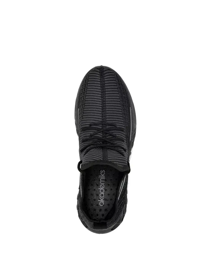Мужские кроссовки Fit 2.0 Knit Jogger Akademiks — изображение 4 из 7, черный серый