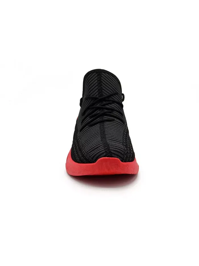 Мужские кроссовки Fit 2.0 Knit Jogger Akademiks — изображение 7 из 7, черный красный