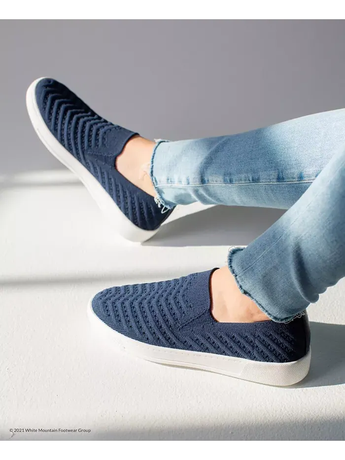 Женские кеды Courage Slip On White Mountain — изображение 7 из 7, темно-синий