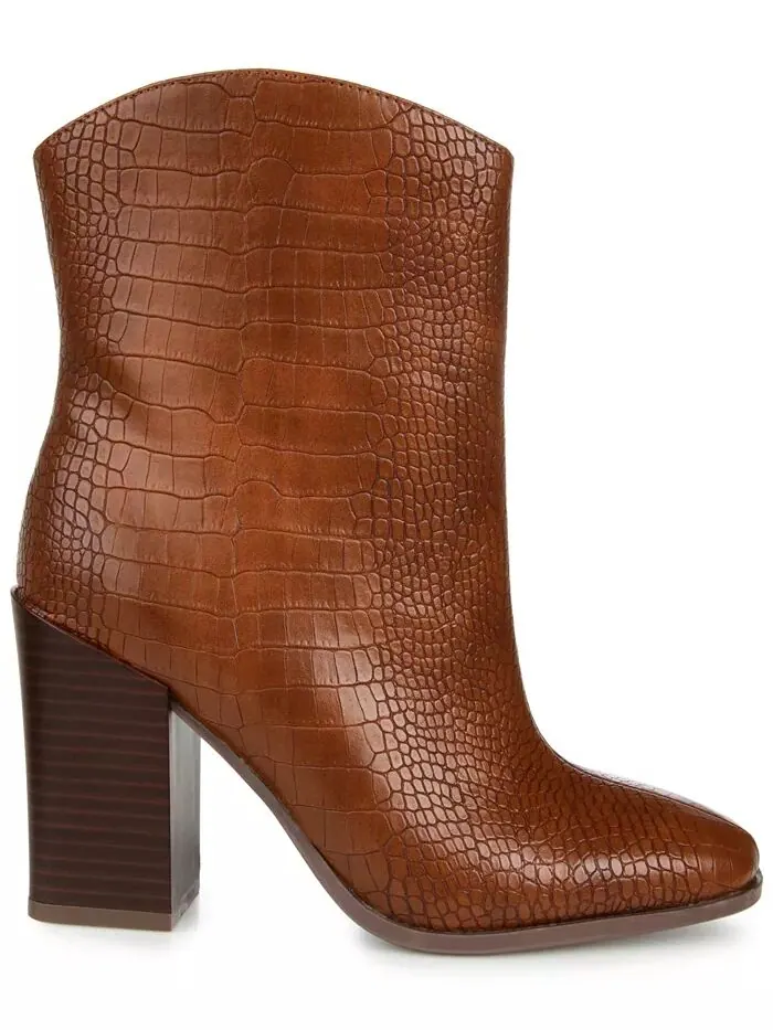 Женские ботинки Brekinn Western Journee Collection — изображение 6 из 9, серый