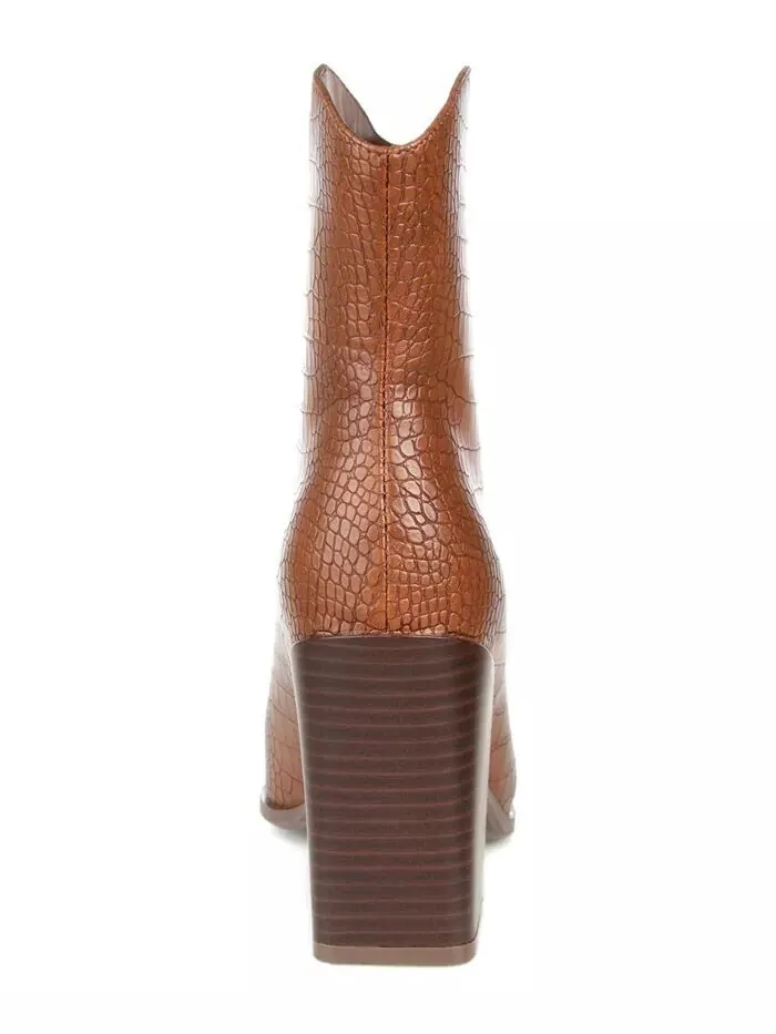 Женские ботинки Brekinn Western Journee Collection — изображение 8 из 9, серый