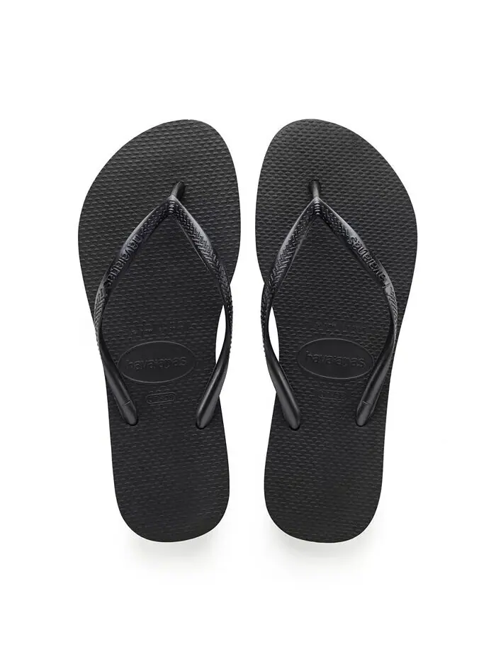 Женские тонкие шлепанцы Havaianas — изображение 1 из 4, черный