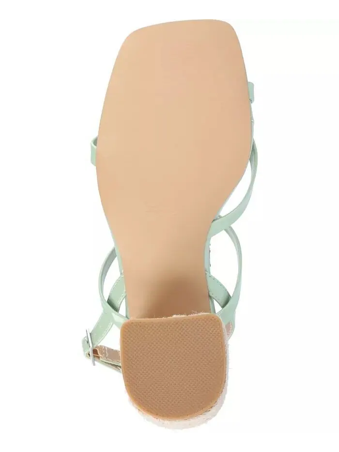 Женские босоножки Olivina Espadrille на блочном каблуке с ремешками Journee Collection — изображение 5 из 5, шалфейный