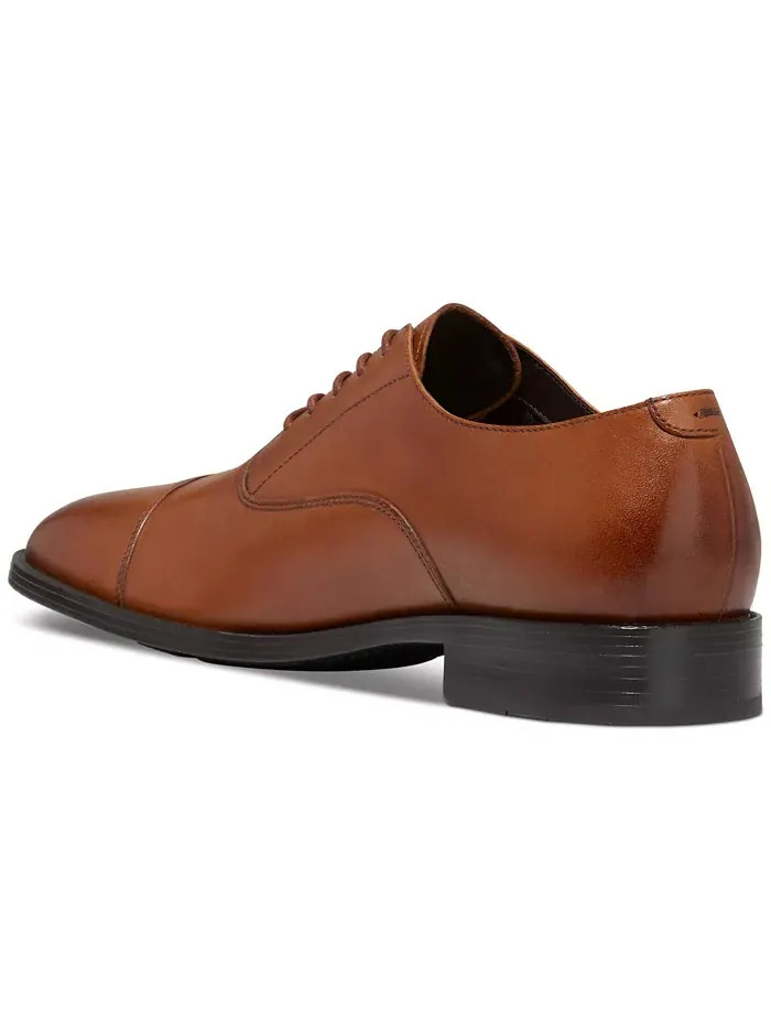 Мужские классические оксфорды Hawthorne с круглым мысом и шнуровкой Cole Haan — изображение 3 из 6, бежевый