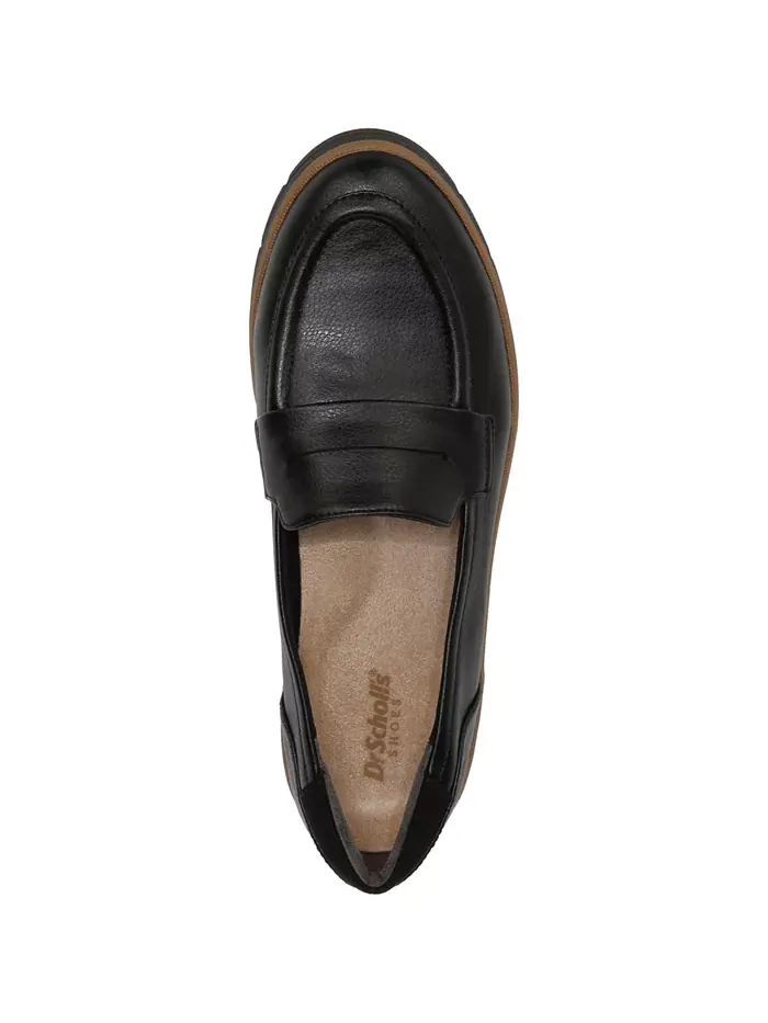 Женские лоферы Nice Day на массивной подошве Dr. Scholl's — изображение 4 из 5, черный/черный
