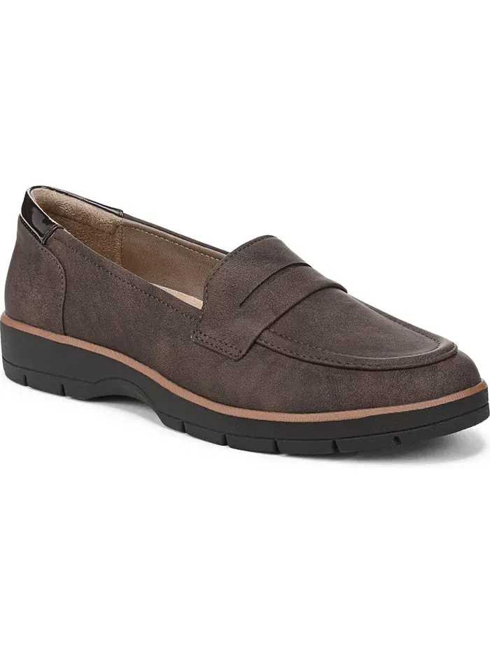 Женские лоферы Nice Day на массивной подошве Dr. Scholl's — изображение 1 из 5, темный коричневый