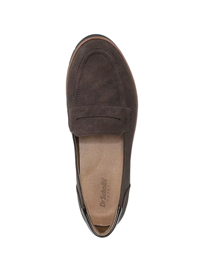 Женские лоферы Nice Day на массивной подошве Dr. Scholl's — изображение 4 из 5, темный коричневый
