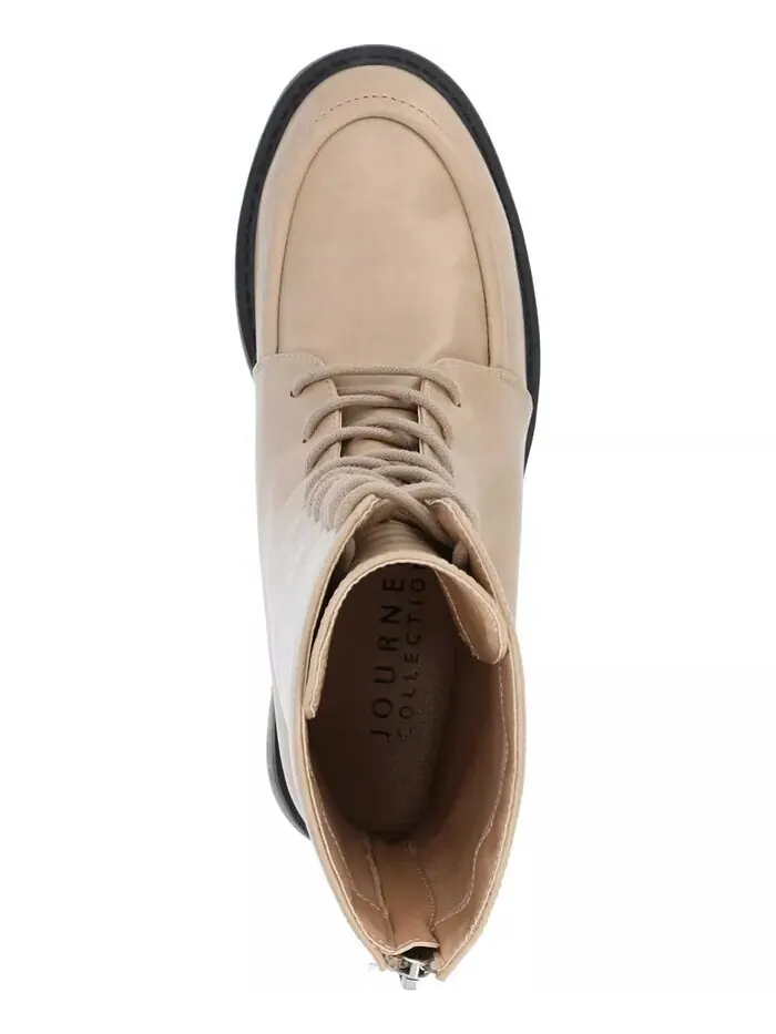 Женские армейские ботинки Nikks Lace Up Journee Collection — изображение 4 из 6, бежевый