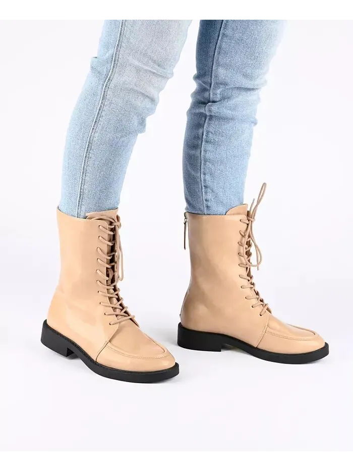 Женские армейские ботинки Nikks Lace Up Journee Collection — изображение 6 из 6, бежевый
