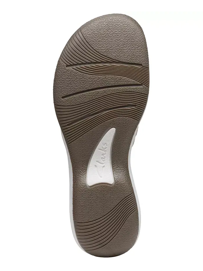 Шлепанцы женские Clarks Cloudsteppers Breeze Piper — изображение 5 из 6, бежевый