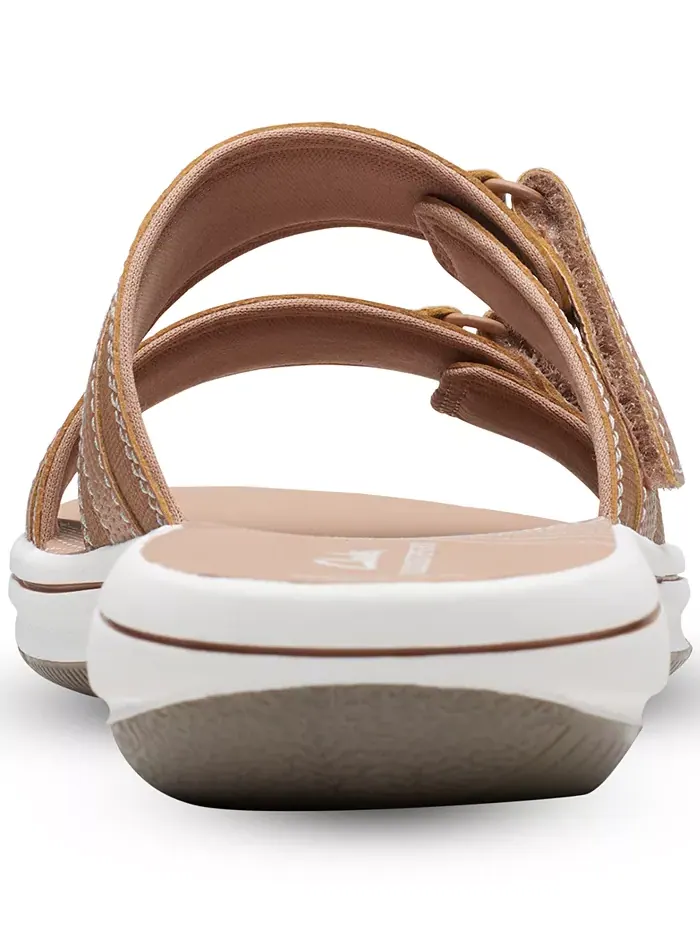 Шлепанцы женские Clarks Cloudsteppers Breeze Piper — изображение 6 из 6, бежевый