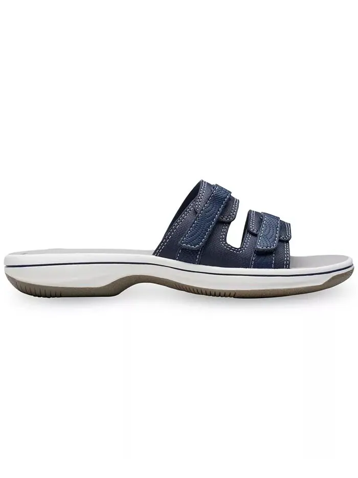 Сандалии женские Clarks Cloudsteppers Breeze Piper Comfort Slide — изображение 7 из 10, белый