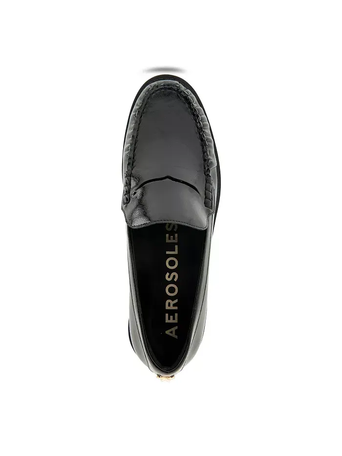 Женские лоферы Sienna на квадратном каблуке Aerosoles — изображение 4 из 11, черный