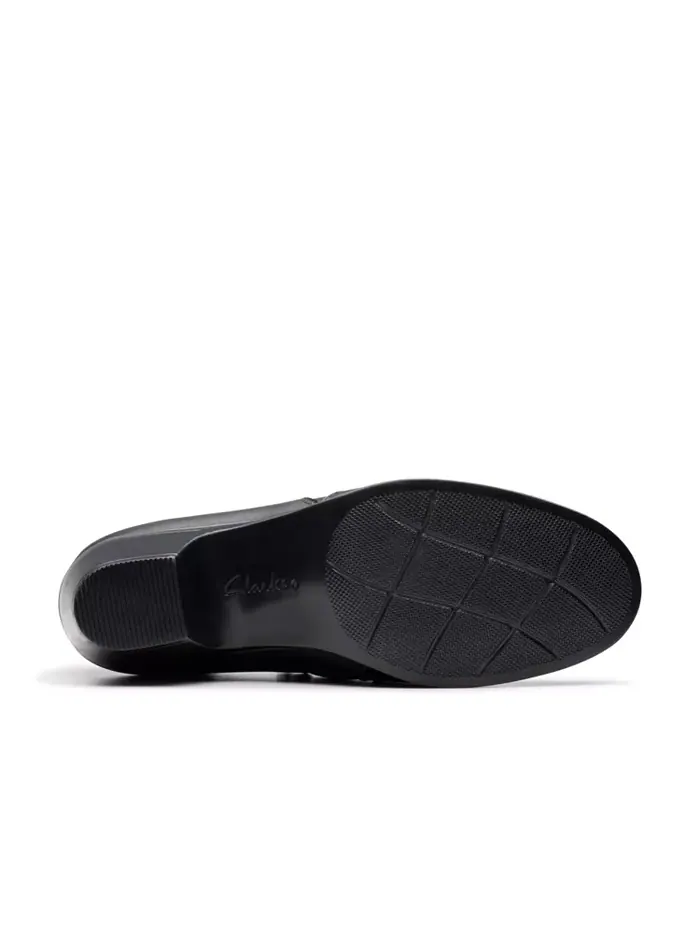 Ботильоны Clarks Эмили 2 Рейна, утепленные, на плоской подошве — изображение 4 из 7, черный